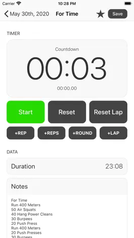 Game screenshot WOD Workout Timer and Log mod apk