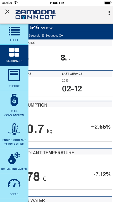 Zamboni Connect™ Screenshot