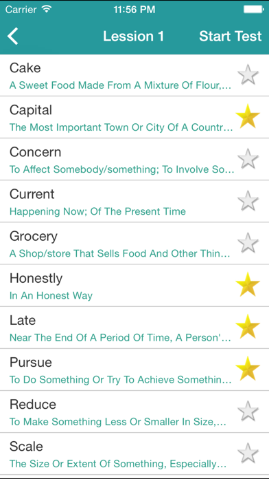 Screenshot #1 pour English Vocabulary 2000 Words