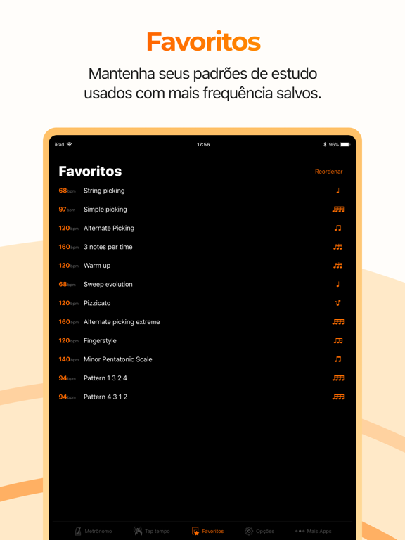 Metrônomo Cifra Club iPad screenshot 4