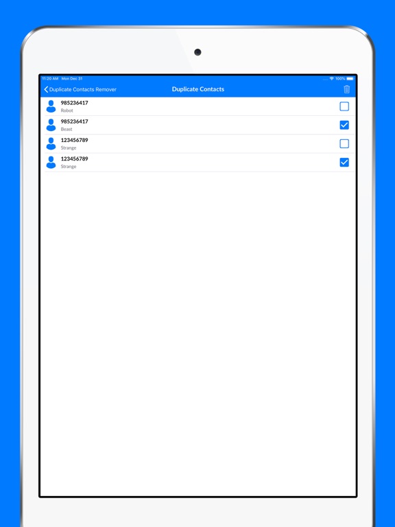 Screenshot #5 pour Duplicate Contact Remover