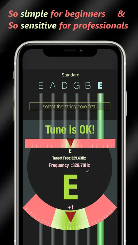 Guitar Tuner - Pro Accuracy screenshot 1 of 5