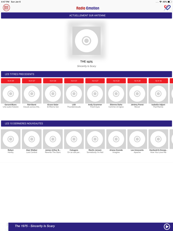 Screenshot #4 pour Radio Emotion Belgique