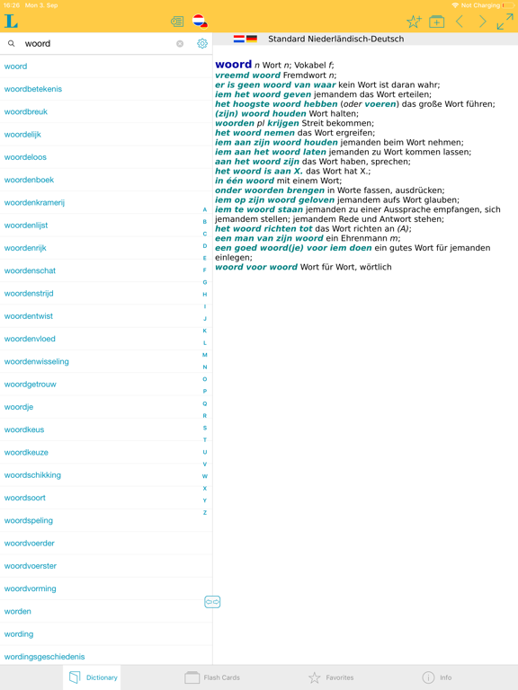 Screenshot #4 pour Niederländisch DE Wörterbuch