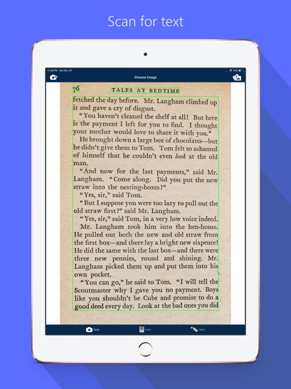 Scan Note Write iPad screenshot