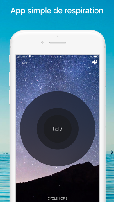 Screenshot #1 pour We Breathe: Take a Deep Breath