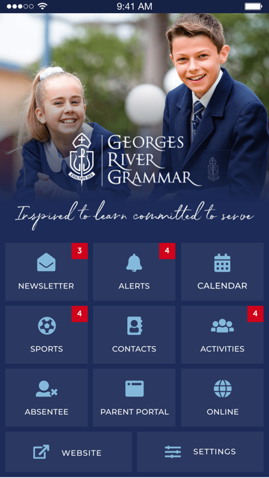How to cancel & delete Georges River Grammar from iphone & ipad 1