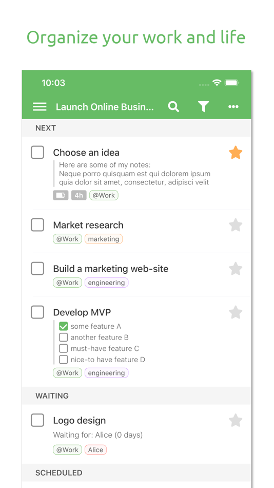 #1. Everdo: GTD and To-Do List (iOS) 由: Intellation Ltd