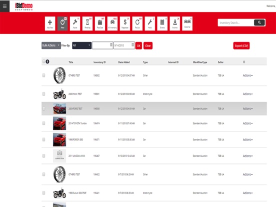 iBidSmart iPad screenshot 1 - Productivity app