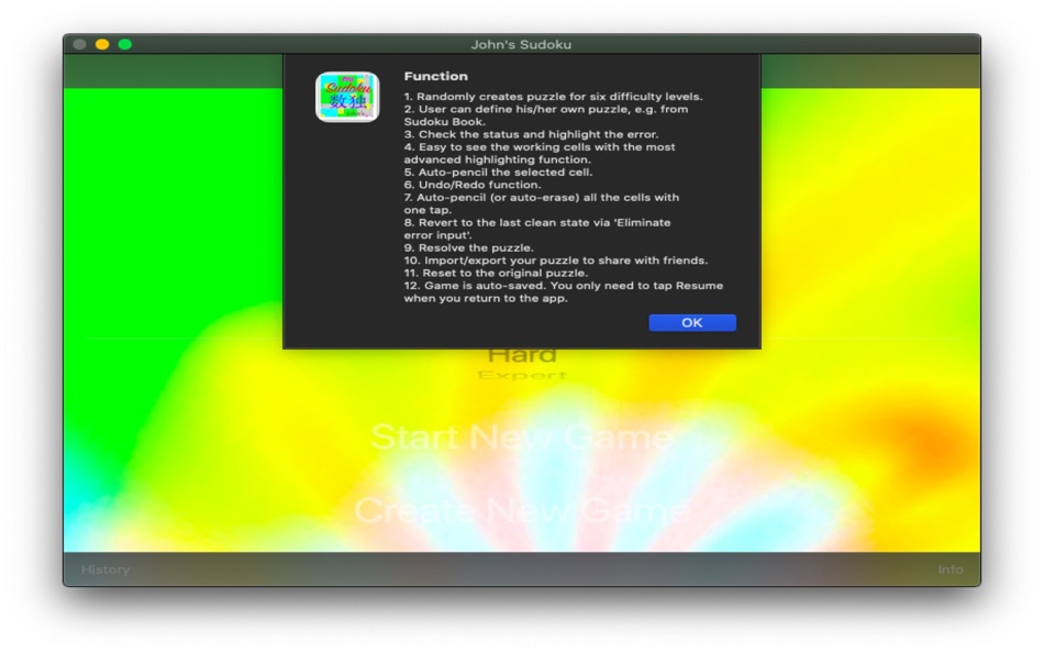 #8. John's Sudoku (macOS) 由: shaojun lin
