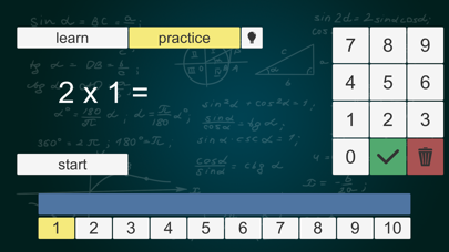 Screenshot #2 pour 1x1 Math Trainer