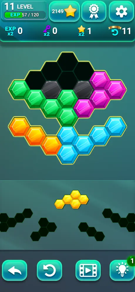 Hexa Gems Puzzle