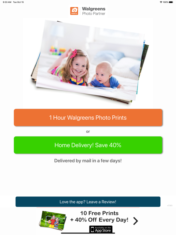 Fast Photo Print: Print Photos iPad screenshot 1 - Shopping app