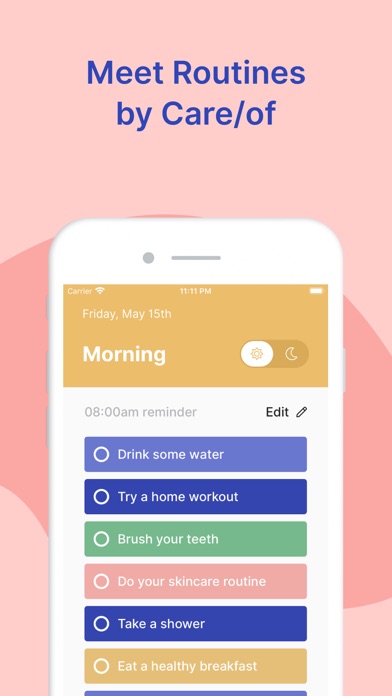 Routines by Care/of Screenshot