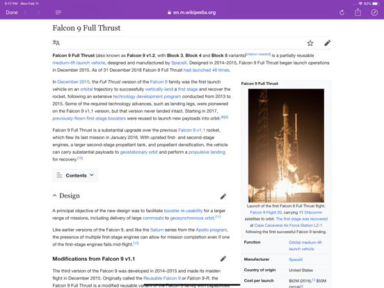 Launch Times iPad screenshot 3 - News app