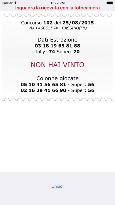 Estrazioni Lotto Screenshot