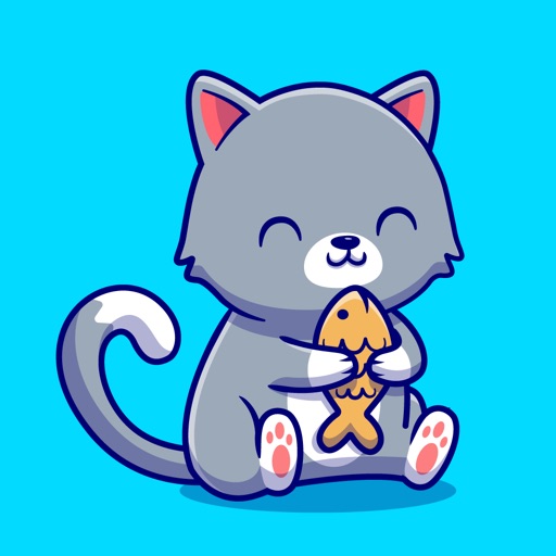 Cute Cat Chat Funny Stickers icon