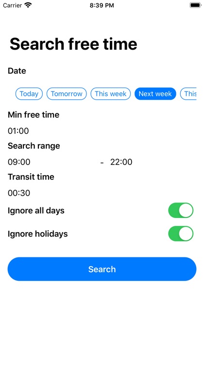 Free Time Picker