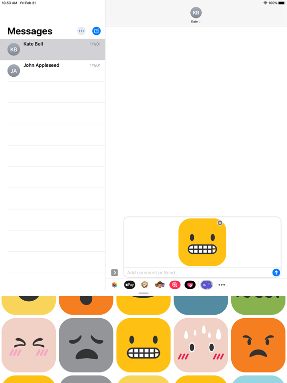 Squarie Stickers for iMessage