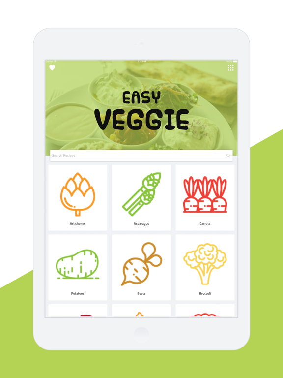Easy Veggie-healthy recipesのおすすめ画像1