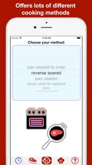 perfect steak timer pro iphone screenshot 2