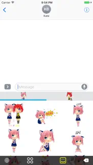 sira & mira chibi manga emoji iphone screenshot 1