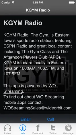 Game screenshot KGYM Sports Radio apk
