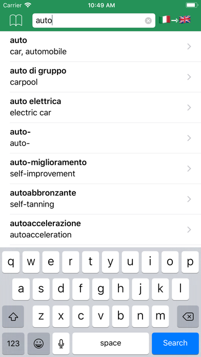 Italian Dictionary - offline Screenshot