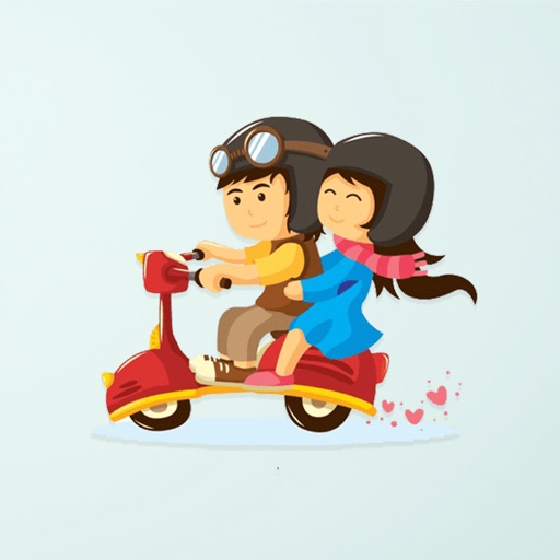 Cute Couple Best Stickers icon