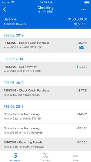 Transact Bank Personal screenshot 4