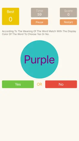 Game screenshot Color Word - Make Right Choice apk