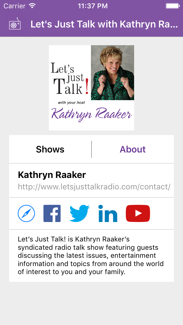 Just Talk with Kathryn Raaker