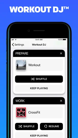 Captura de pantalla de HIIT WOD EMOM Interval Timer en iPhone 6