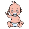 Animated cool baby stickers
