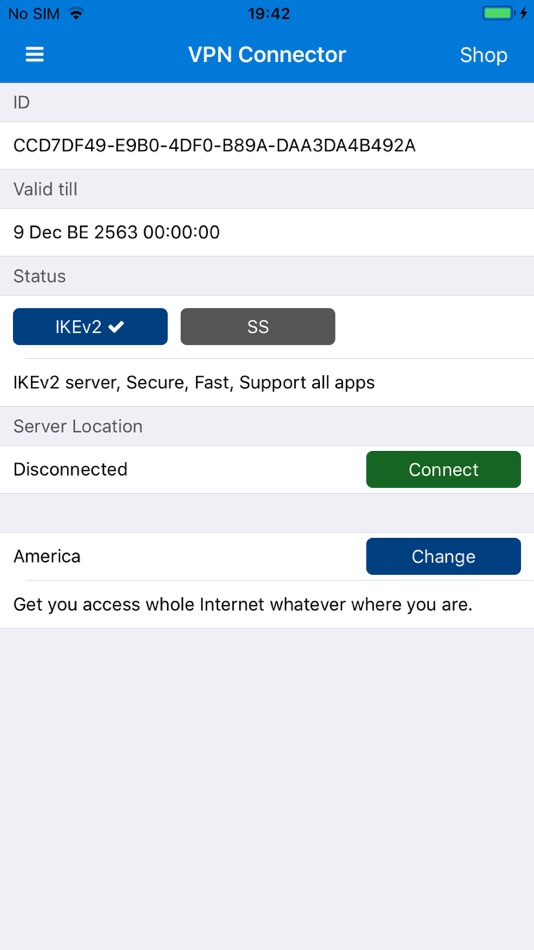 VPN Connector Unlimited Secure - 6.2 - (iOS)