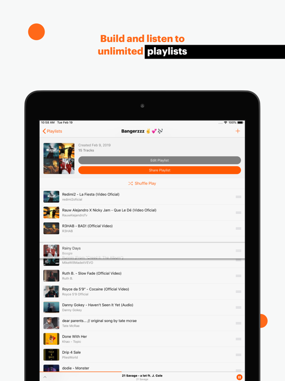 iPad Image of Musi - Simple Music Streaming