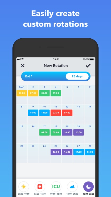 Shift Calendar - Work Schedule