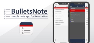 BulletsNote screenshot #1 for iPhone