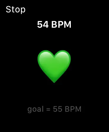 HeartFace: Heart rate on watch