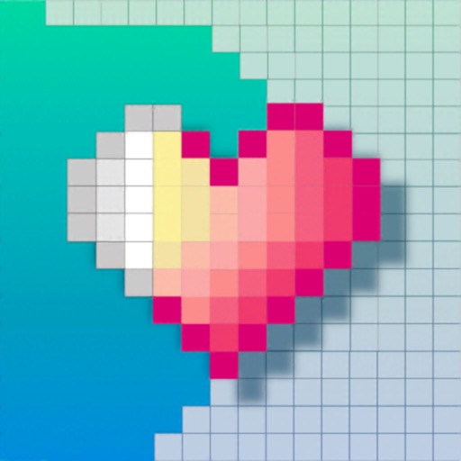 Love Colors: Pixel Art Drawing