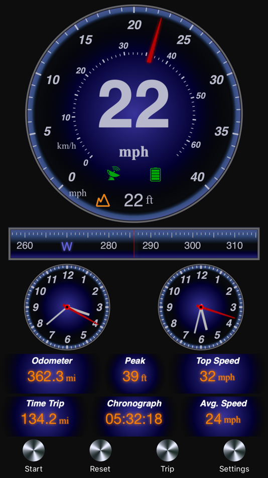 #5. GPS Speedometer and Altimeter (iOS) 게시자: 晓溪 张
