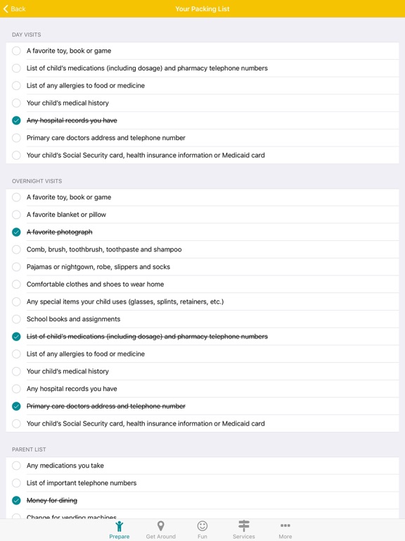 Levine Children's iPad screenshot 4 - Medical app