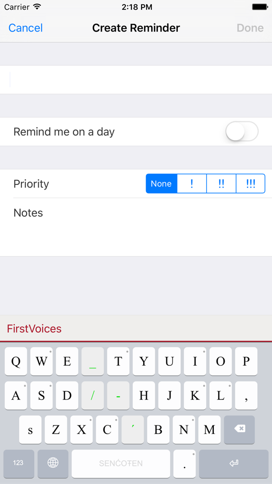 #5. FirstVoices Keyboards (iOS) 由: First Peoples' Heritage Language and Culture Council