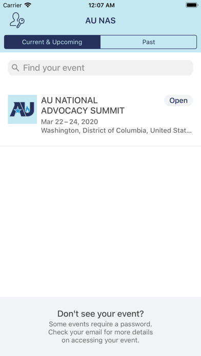 AU National Advocacy Summit screenshot 2