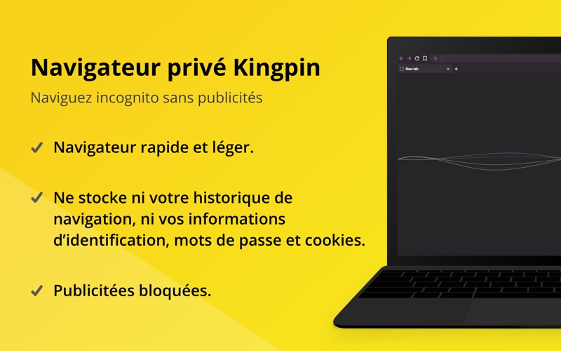 Screenshot #1 pour Navigateur privé Kingpin