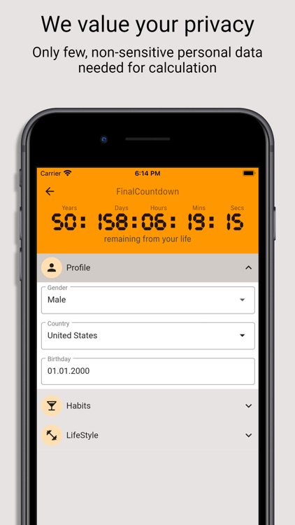 FinalCountdown Bucket List App screenshot-4