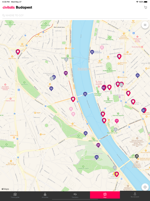 Budapest Guide Civitatis.com iPad screenshot 4 - Travel app