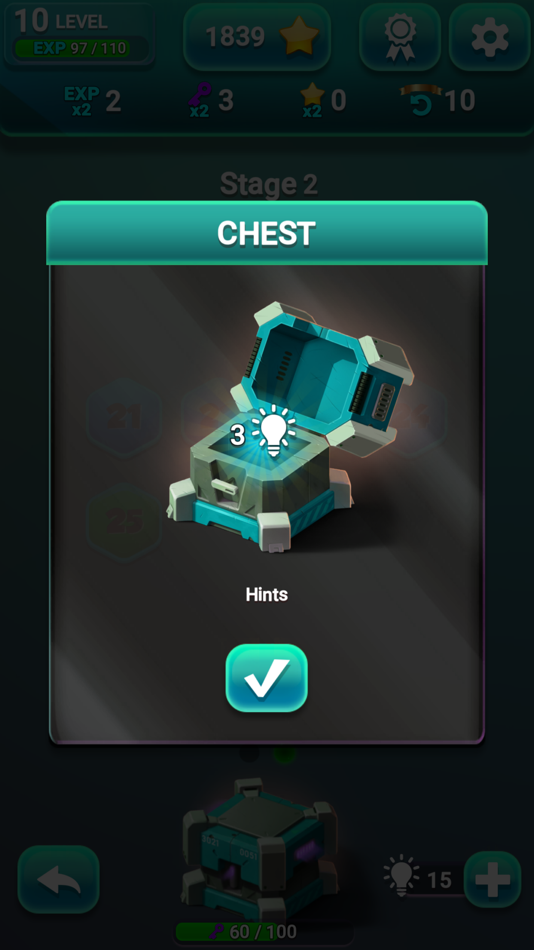 #5. Hexa Gems Puzzle (iOS) 由: Vladimir Shenkel