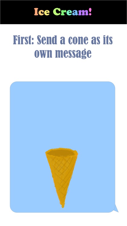 Ice Cream Cone Stickers!