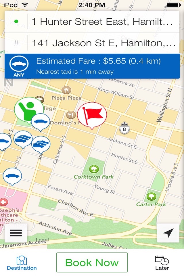 Blue Line Taxi Hamilton ON screenshot 4